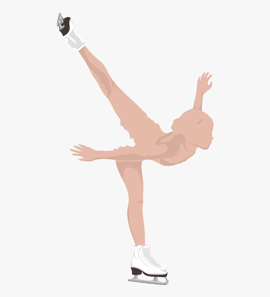 Figure Skate, Transparent Clipart