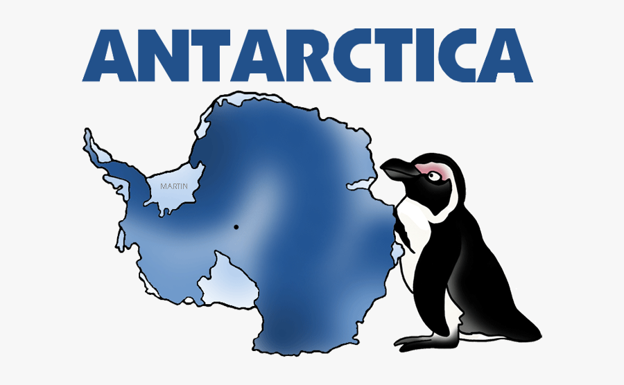 Antarctica Map - Map Of Antarctica Color, Transparent Clipart