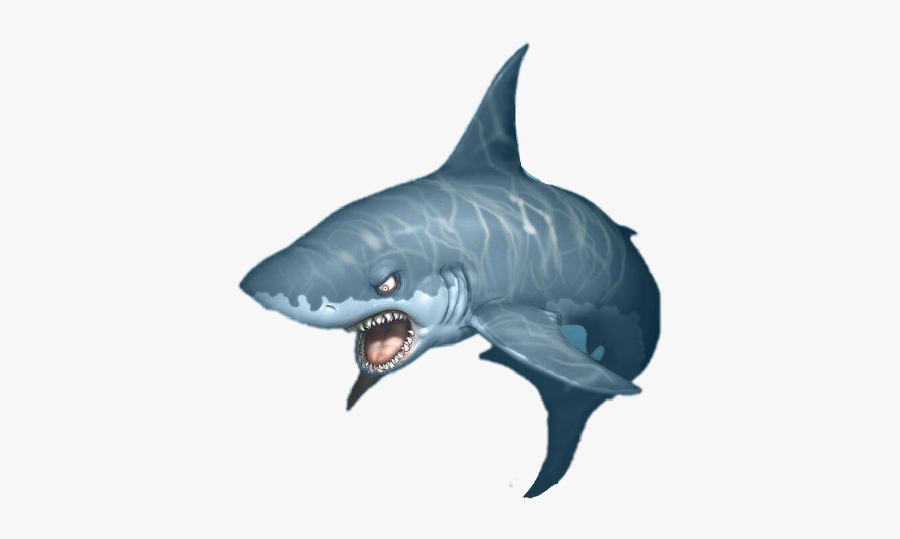 Sawshark Great White Shark Whale Shark Clip Art - Shark And Small Fish, Transparent Clipart