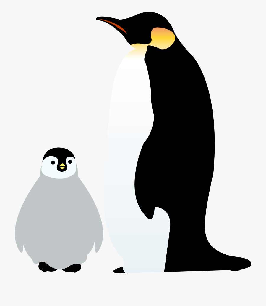Emperor Penguin Antarctica Illustration Image - 皇帝 ペンギン イラスト 無料, Transparent Clipart