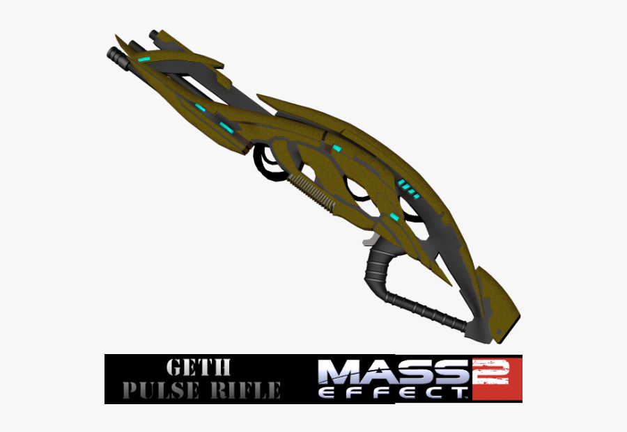 Geth Pulse Sniper Rifle - Geth Sniper Rifle, Transparent Clipart