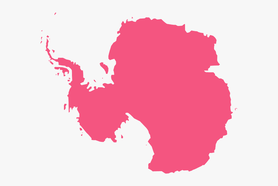 Antarctica Population Density Map, Transparent Clipart