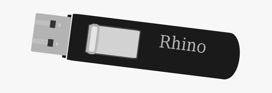 Virtual Mass Storage - Flash Drive Transparent Vector, Transparent Clipart