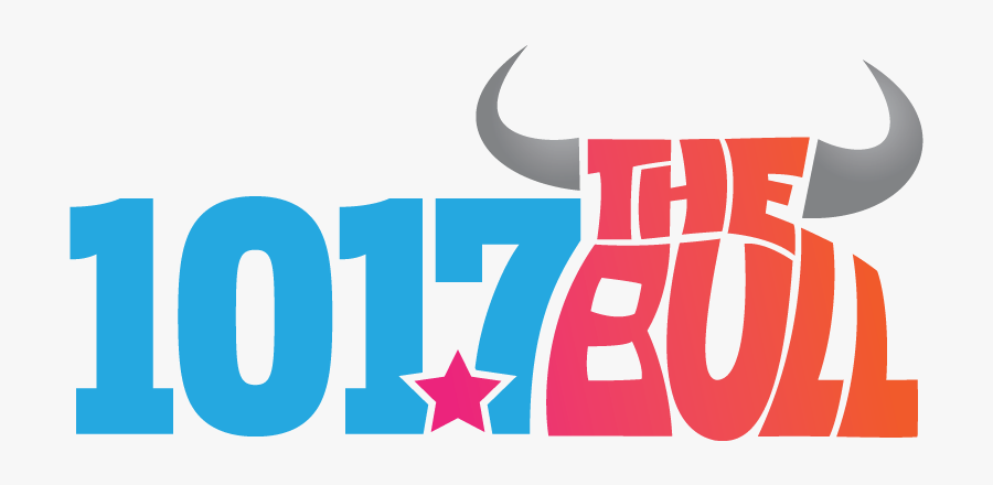 Royalty Free Library Graphic Design Job Ma - 101.7 The Bull Logo, Transparent Clipart