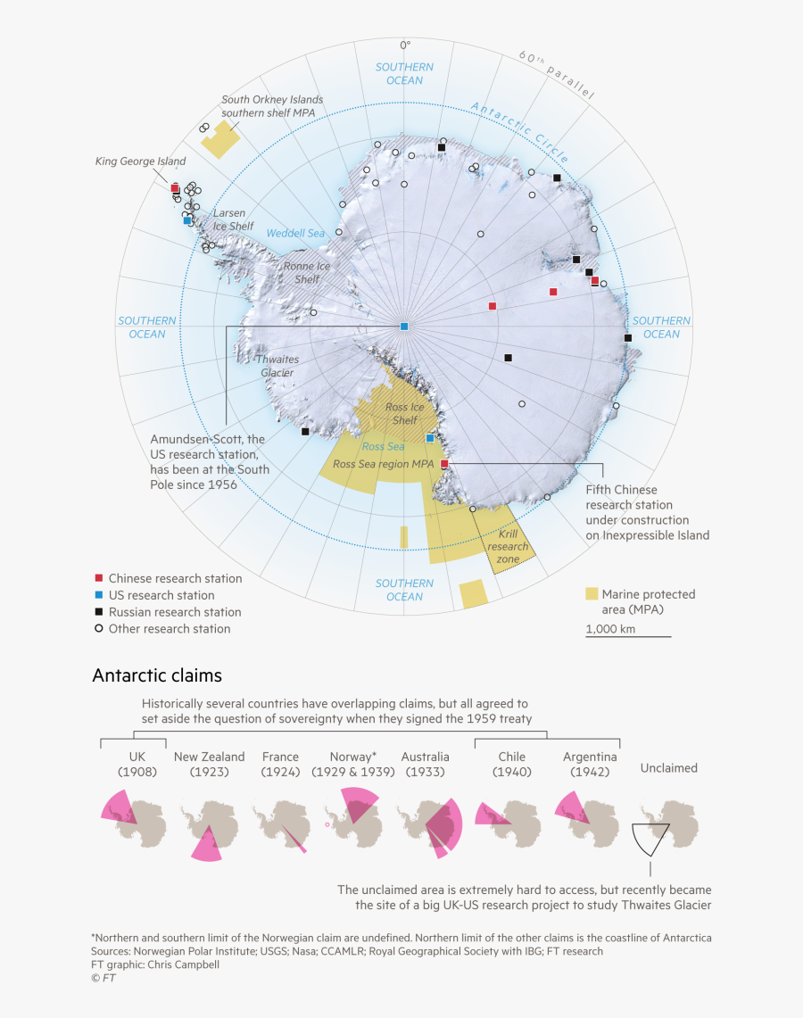 Antarctica Map On Us, Transparent Clipart
