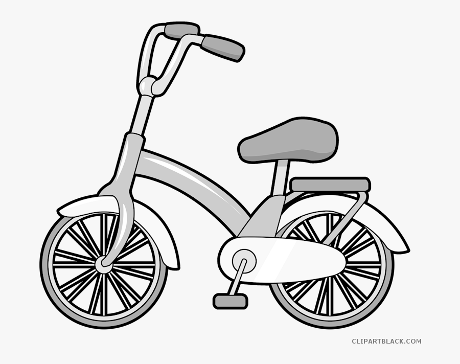 Free Black White Images - Ride Bikes Clipart Black And White, Transparent Clipart