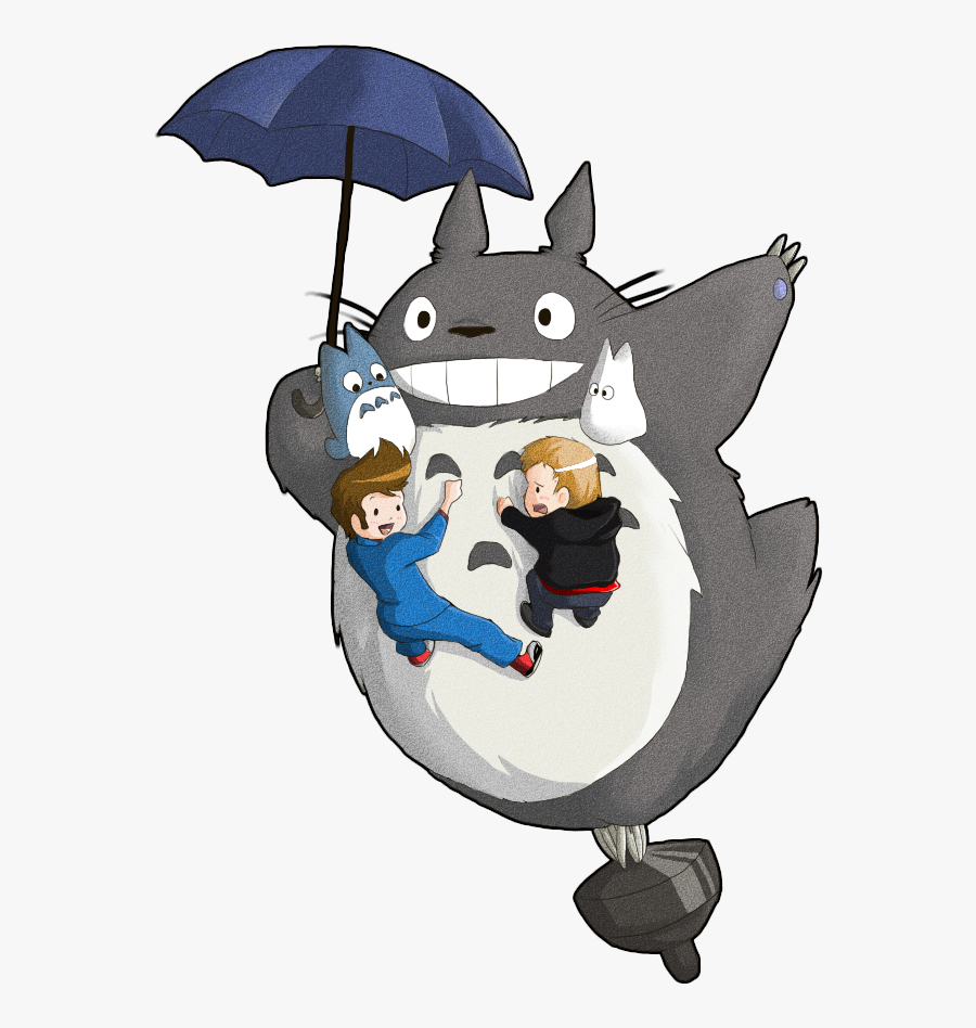 Totoro Umbrella Png Clip Art Transparent Stock - Totoro Transparent, Transparent Clipart