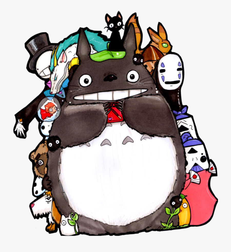 Render Totoro Anime Pictures Totoro, Fan Art - Clipart Totoro, Transparent Clipart