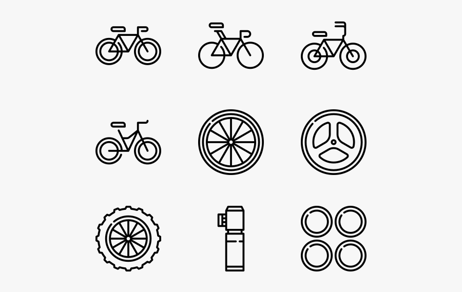 Bicycle Racing - Circle, Transparent Clipart