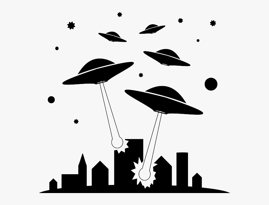Space War Photo - Alien Invasion Clipart, Transparent Clipart