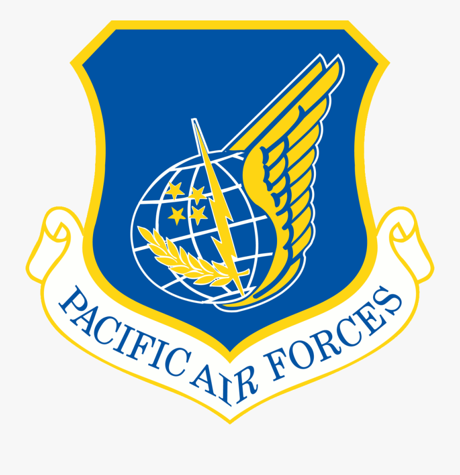 Pacific Air Forces Logo, Transparent Clipart