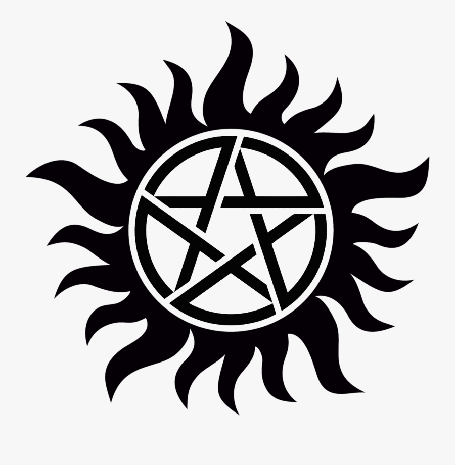 Supernatural Scary Just Got Sexy - Anti Possession Tattoo, Transparent Clipart