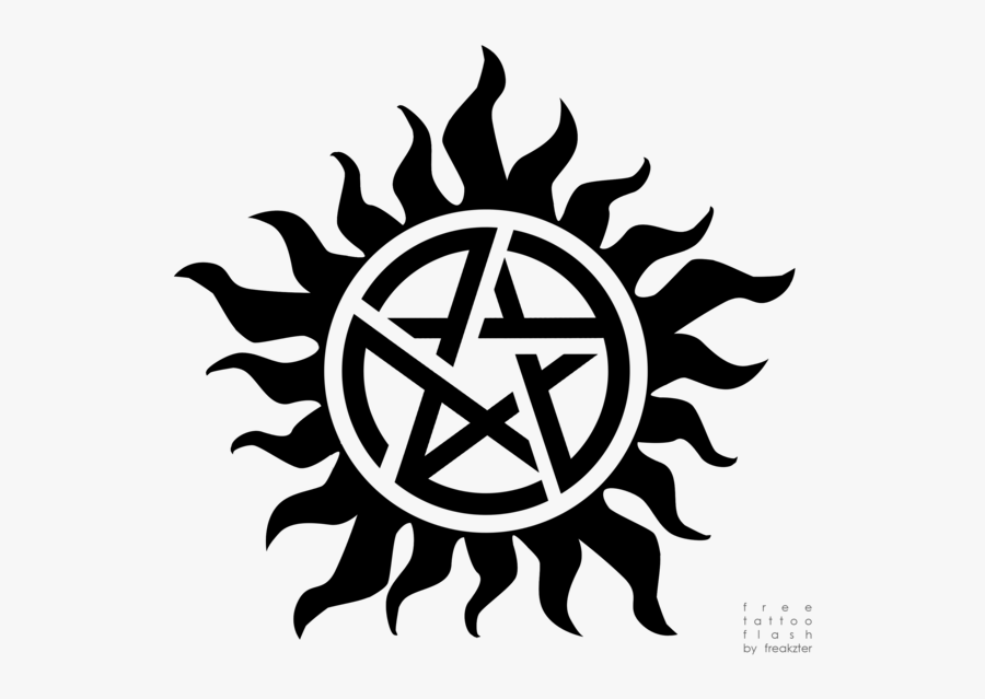 Ghost Clipart Supernatural - Supernatural Symbol Png, Transparent Clipart