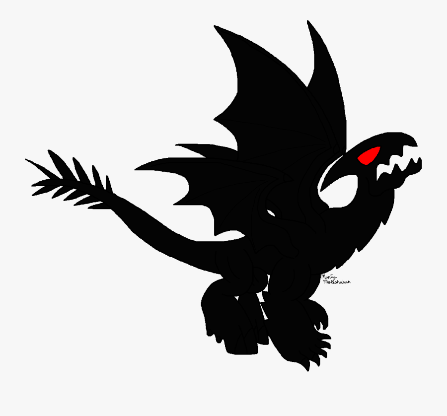 Dragon Silhouette Legendary Creature Supernatural Clip - Illustration, Transparent Clipart