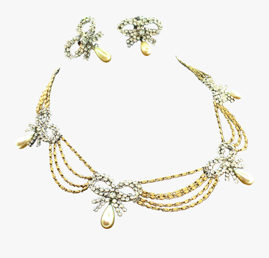 Transparent Gold Chain Clipart - Necklace, Transparent Clipart