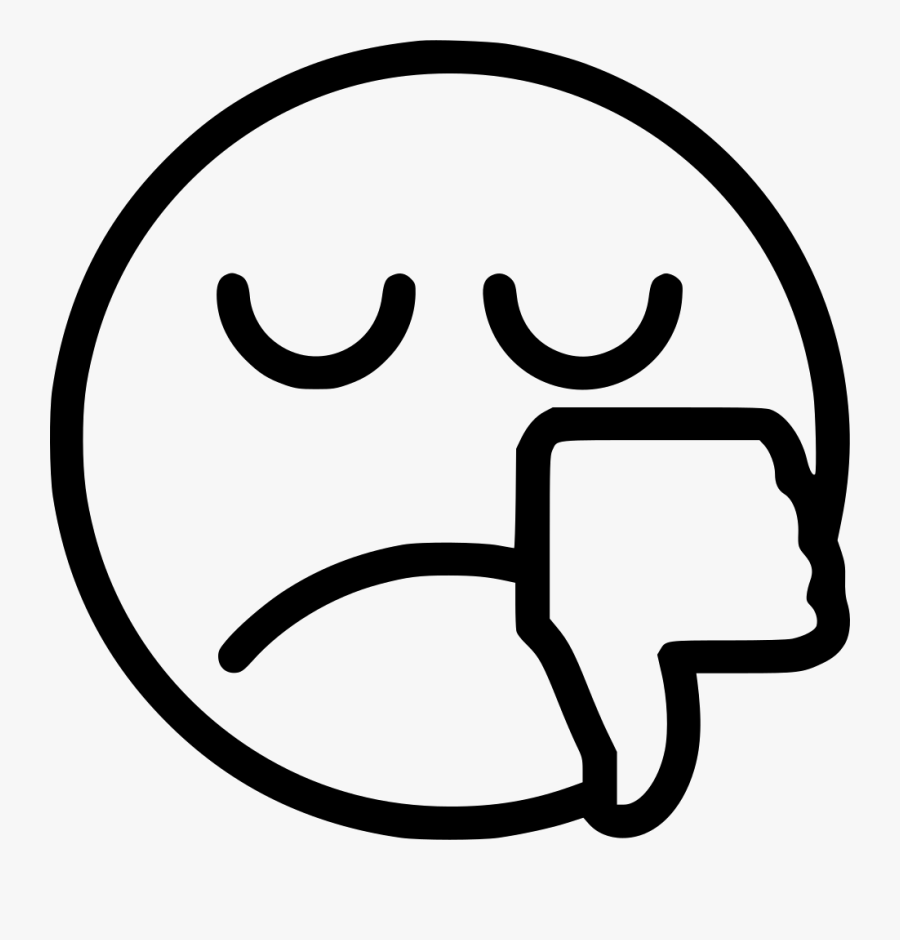 - Thumbs Down Clipart Black And White , Png Download - Thumbs Down Face Clipart Black And White, Transparent Clipart