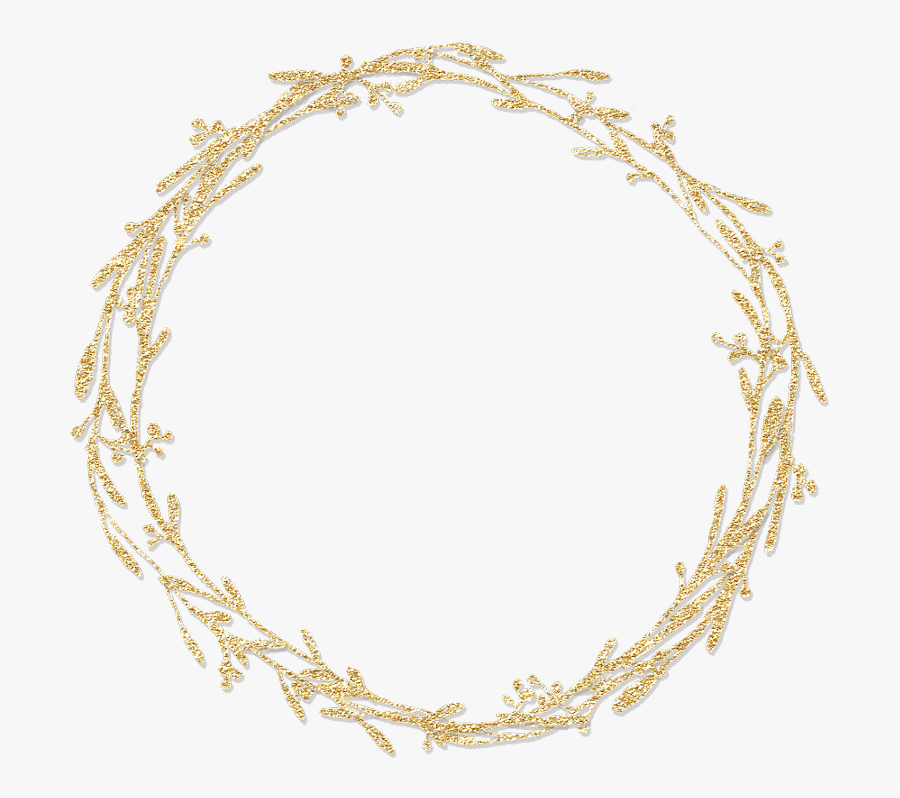 Branches Glitter Gold Wreath Frame Freetoedit - Free Twig Wreath Clipart, Transparent Clipart