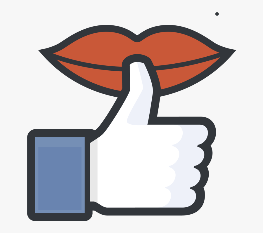 Transparent Lips Icon Png - Facebook, Transparent Clipart