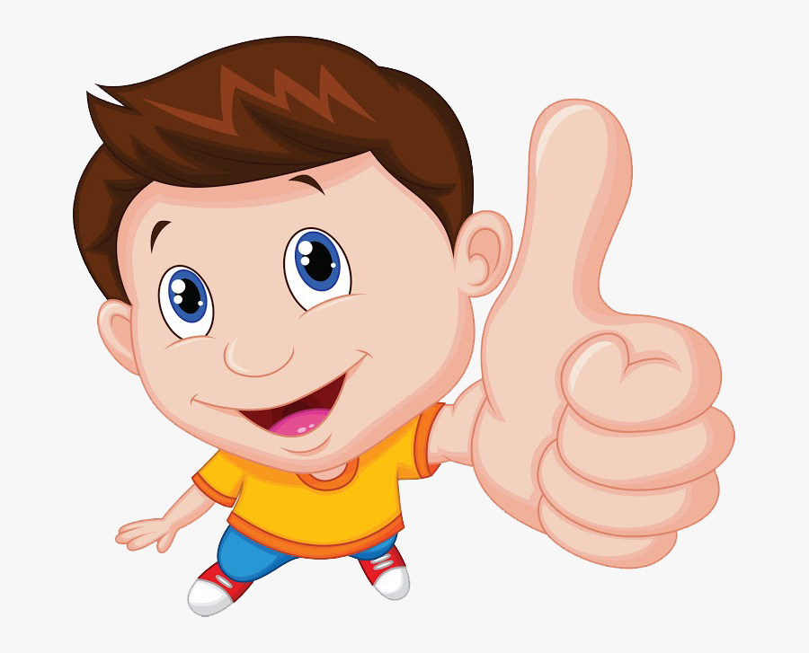 Hey Parents - Animated Boy Thumbs Up, Transparent Clipart