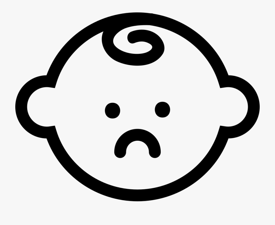 Sad Baby Face Comments - Baby Face Drawing Easy, Transparent Clipart