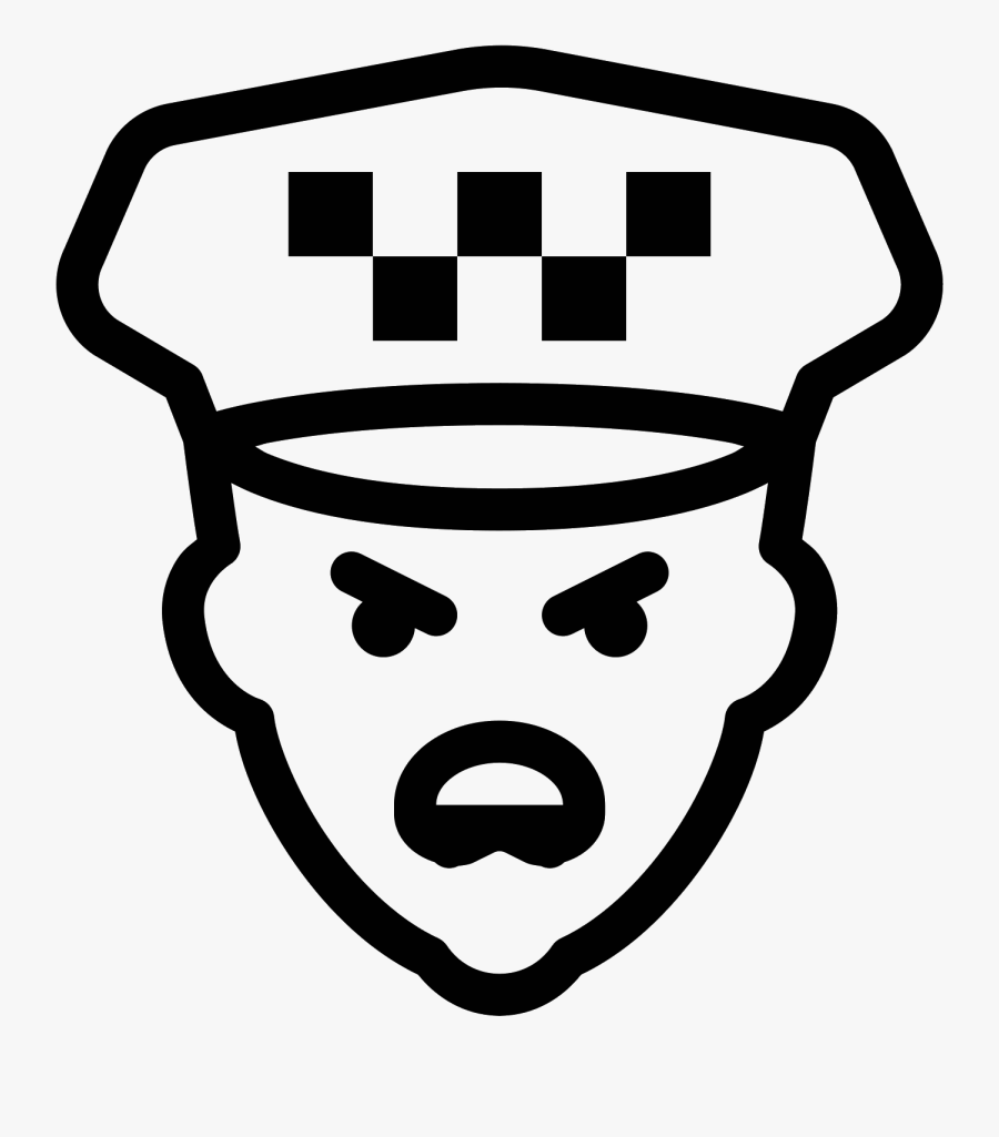 Bad Taxi Driver Icon, Transparent Clipart