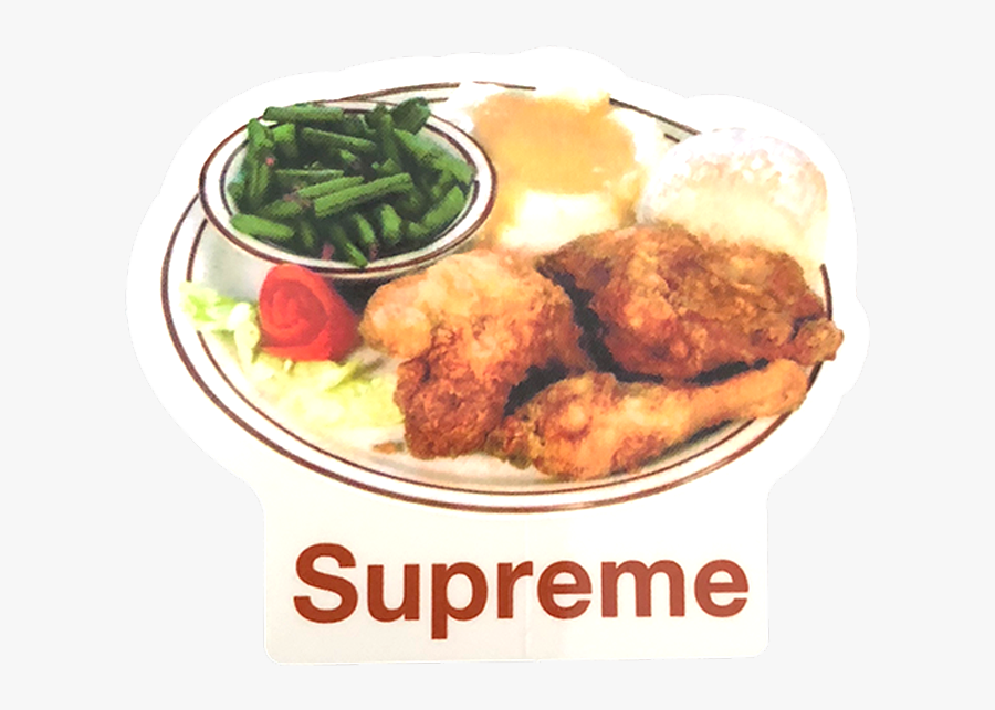 Home / Stickers / Supreme Chicken Dinner Sticker - Supreme Chicken Dinner Sticker, Transparent Clipart