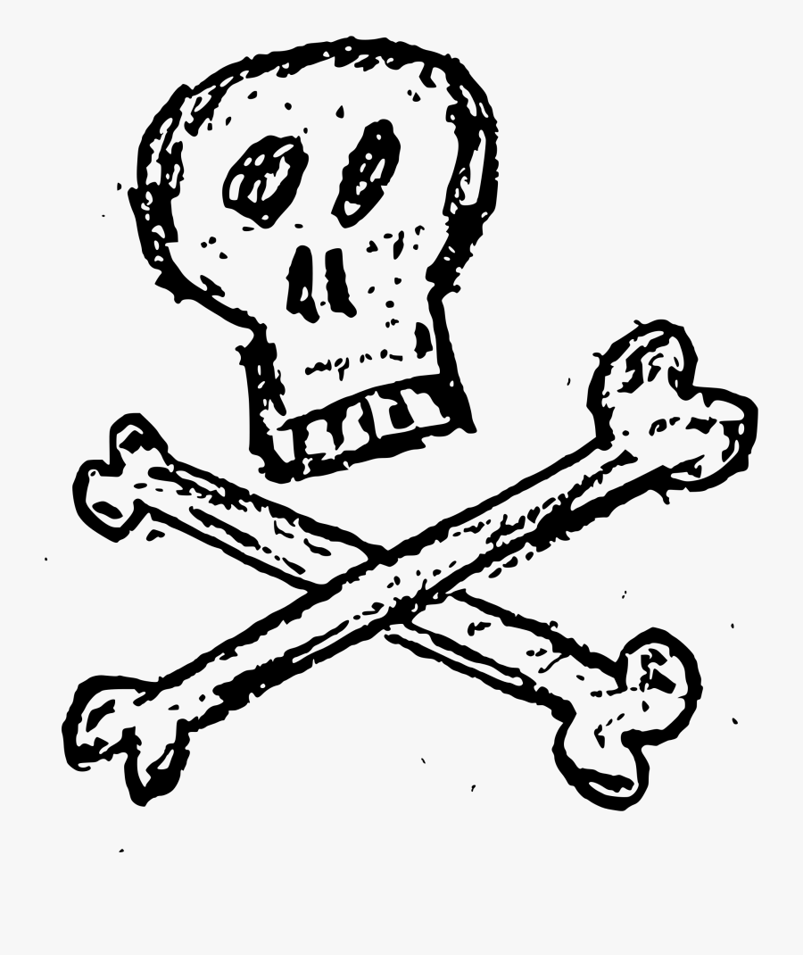 Dailysketch Bones Big Image - Skull, Transparent Clipart