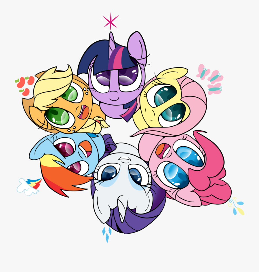 Rarity Pinkie Pie Rainbow Dash Twilight Sparkle Pony - My Little Pony Kawaii, Transparent Clipart