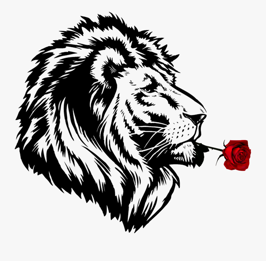 Lion"s Roar Cheetah Lion"s Roar Drawing - Black Lion Logo Png, Transparent Clipart