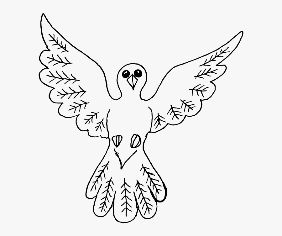 Angel,monochrome,beak - Gambar Sketsa Ilustrasi Hewan, Transparent Clipart