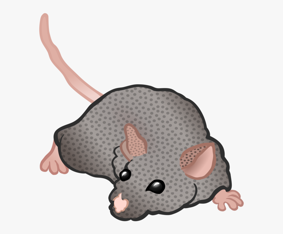 Transparent Rodent Clipart - Mouse Coloured, Transparent Clipart