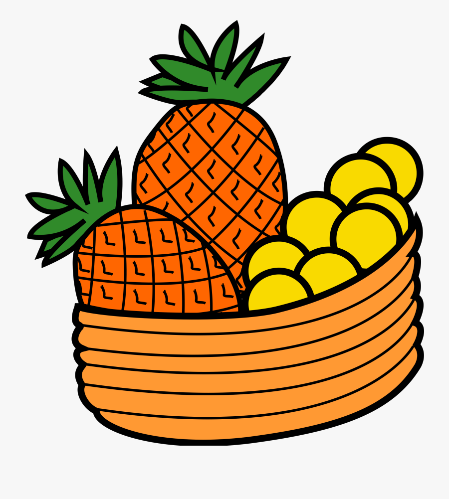 Clip Art Bowl Of Fruit Clip Art - Clipart Pineapple, Transparent Clipart