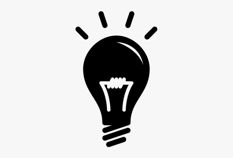Creative Brand Identity Lumos - Icon Black Light Bulb, Transparent Clipart