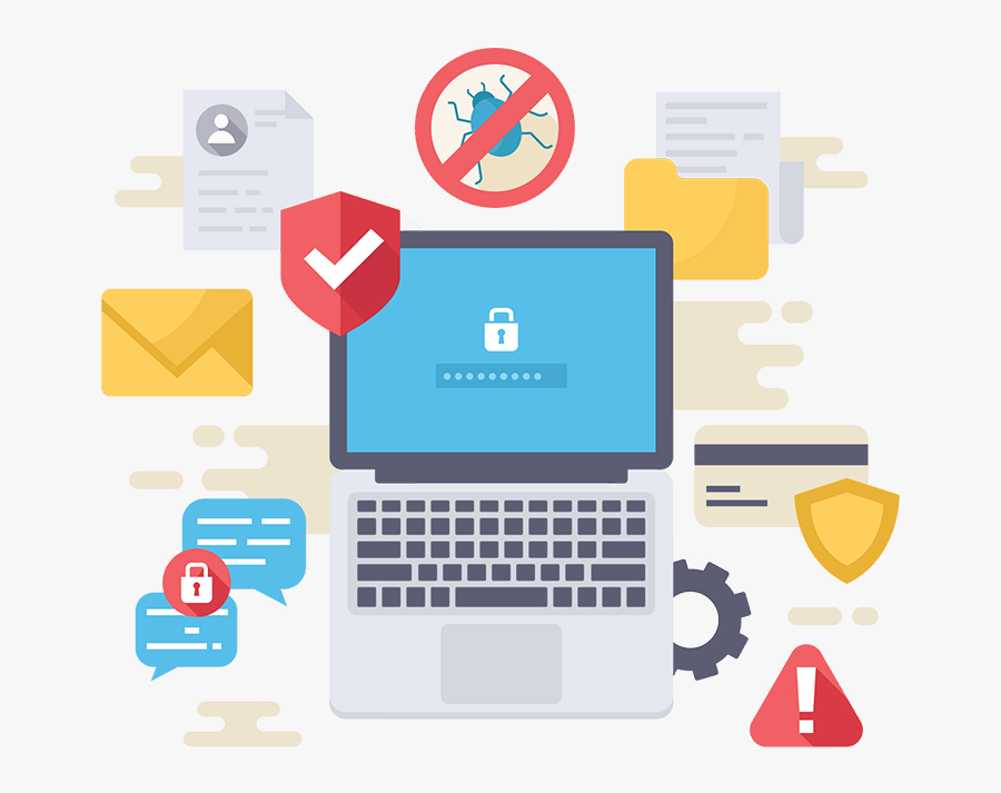 Antimalware Software, Transparent Clipart