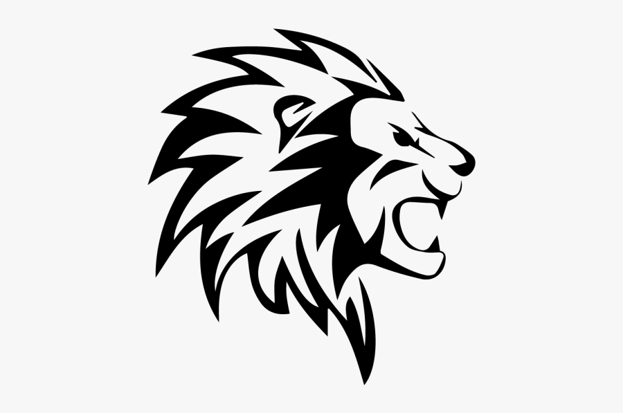 Lion Drawing Roar - Roaring Lion Clipart Black And White, Transparent Clipart
