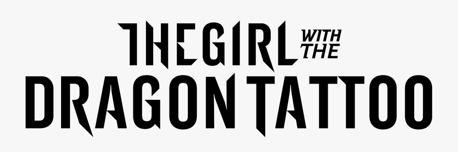 Clip Art File Dragon Tattoo Logo - Girl With The Dragon Tattoo Logo, Transparent Clipart