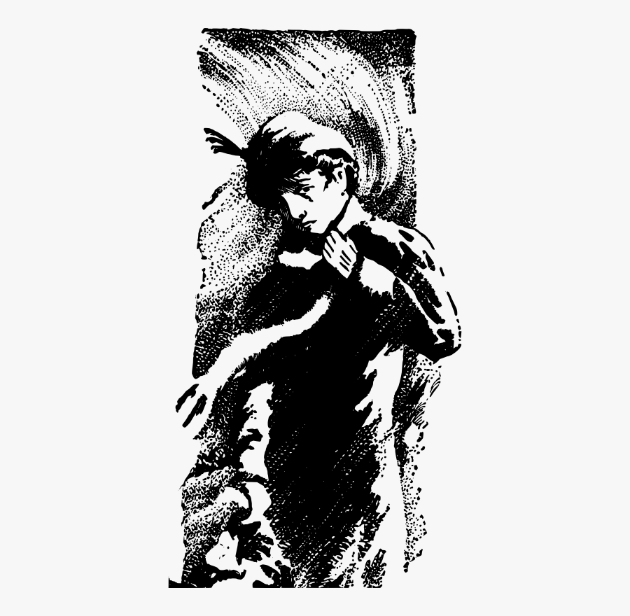 Cold Lady - Illustration, Transparent Clipart