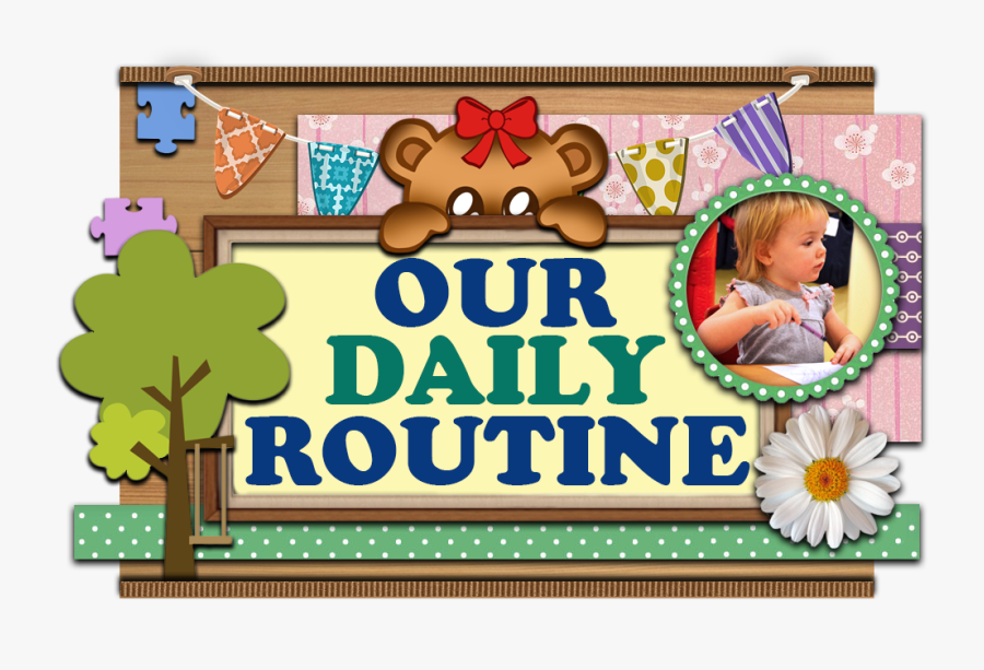 Our Daily Routine - Picture Frame, Transparent Clipart