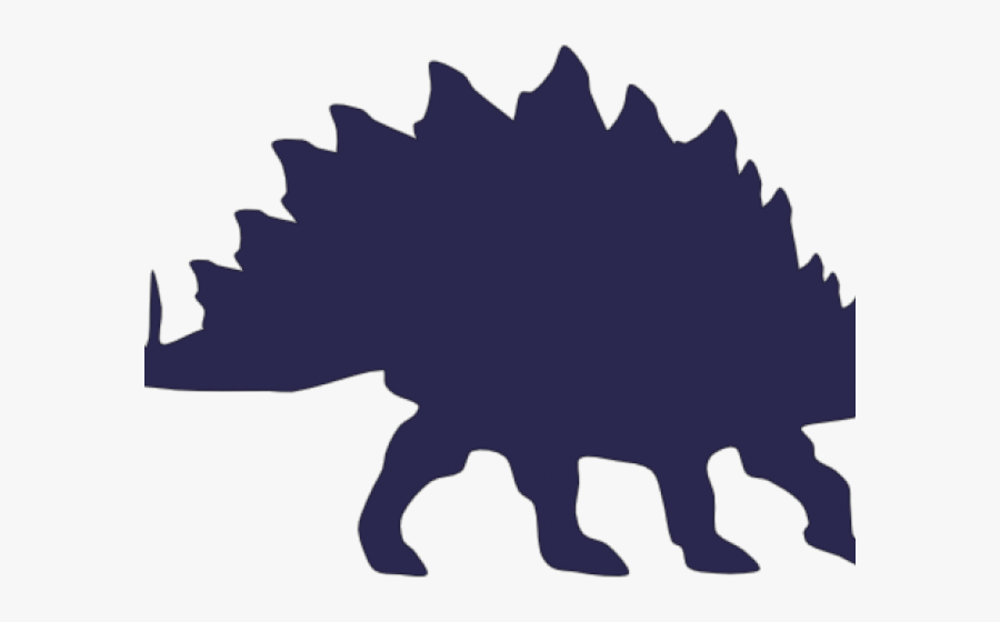 Stegosaurus Shadow, Transparent Clipart