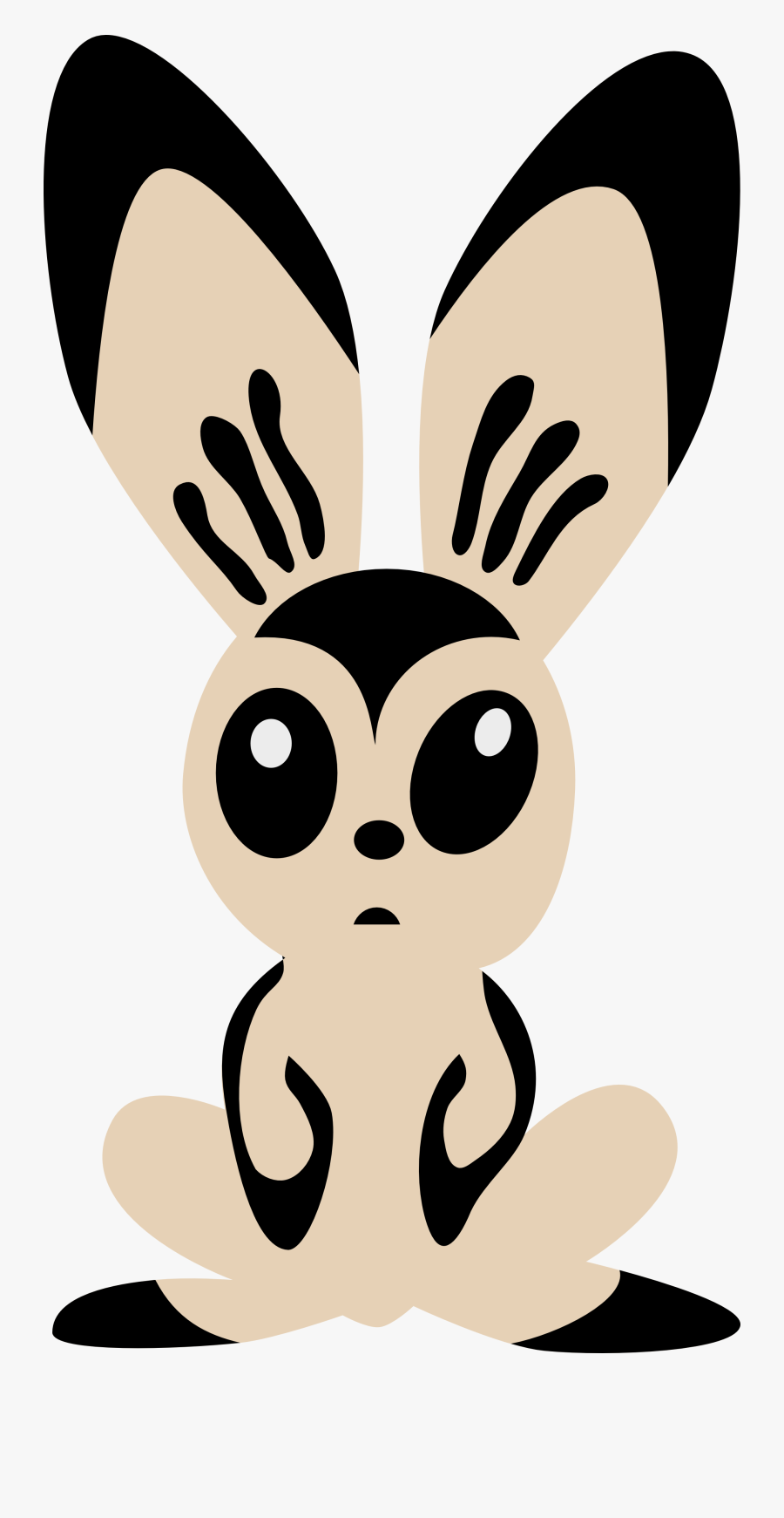 Hare By Rones - Long Ear Cartoon, Transparent Clipart