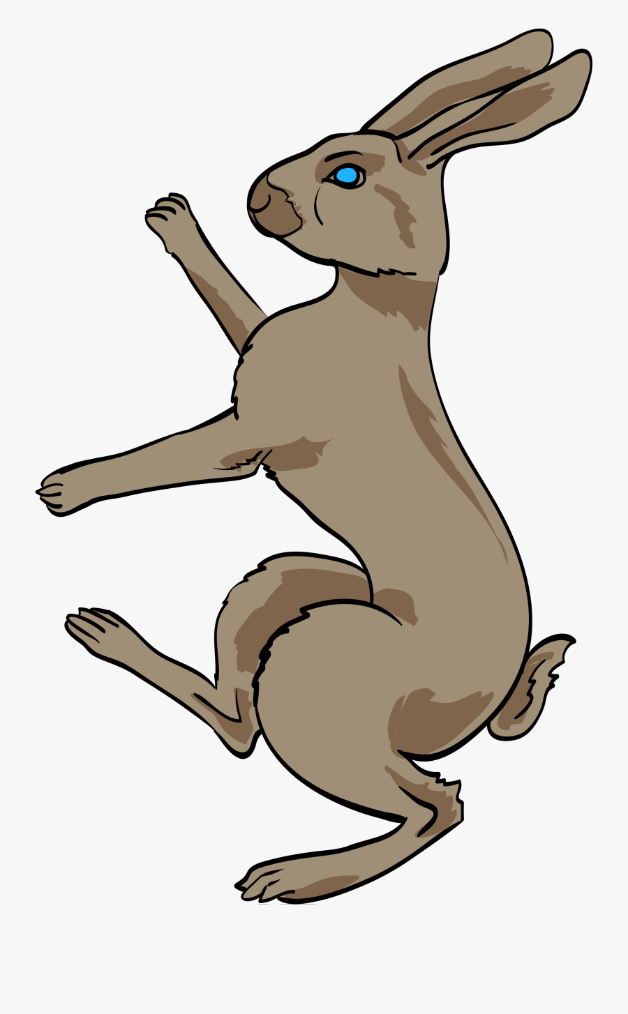 Hare Clipart Heraldic - Bunny Drawing Coat Of Arms, Transparent Clipart