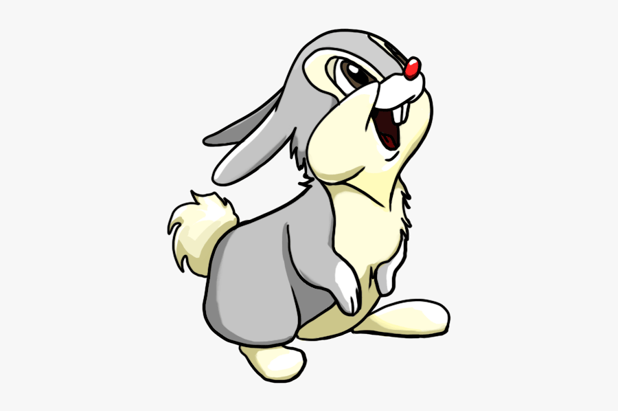 Clip Art Hare Cartoon - Rabbit Png Cartoon, Transparent Clipart