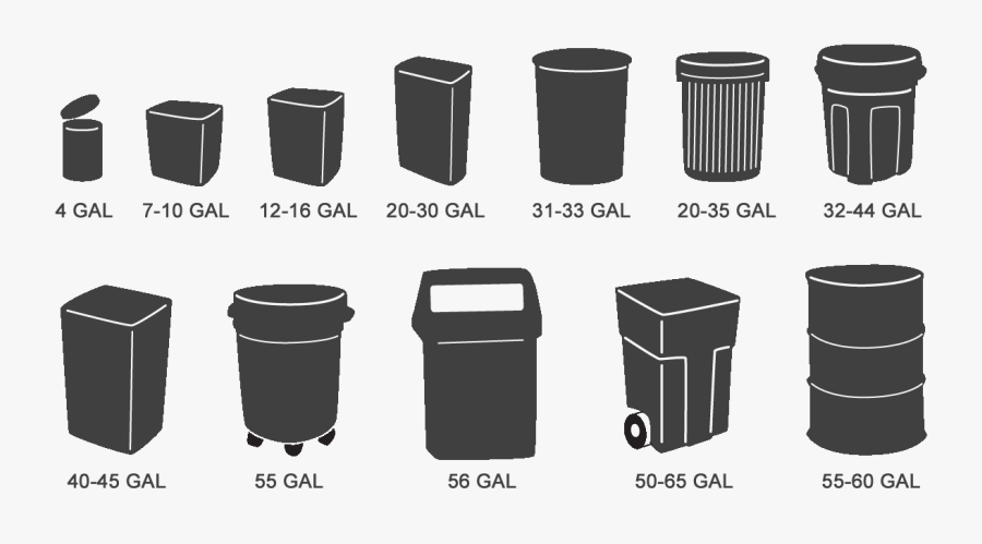 Trash Can Liners, Wholesale Garbage Bags - Trash Can Gallon Size, Transparent Clipart