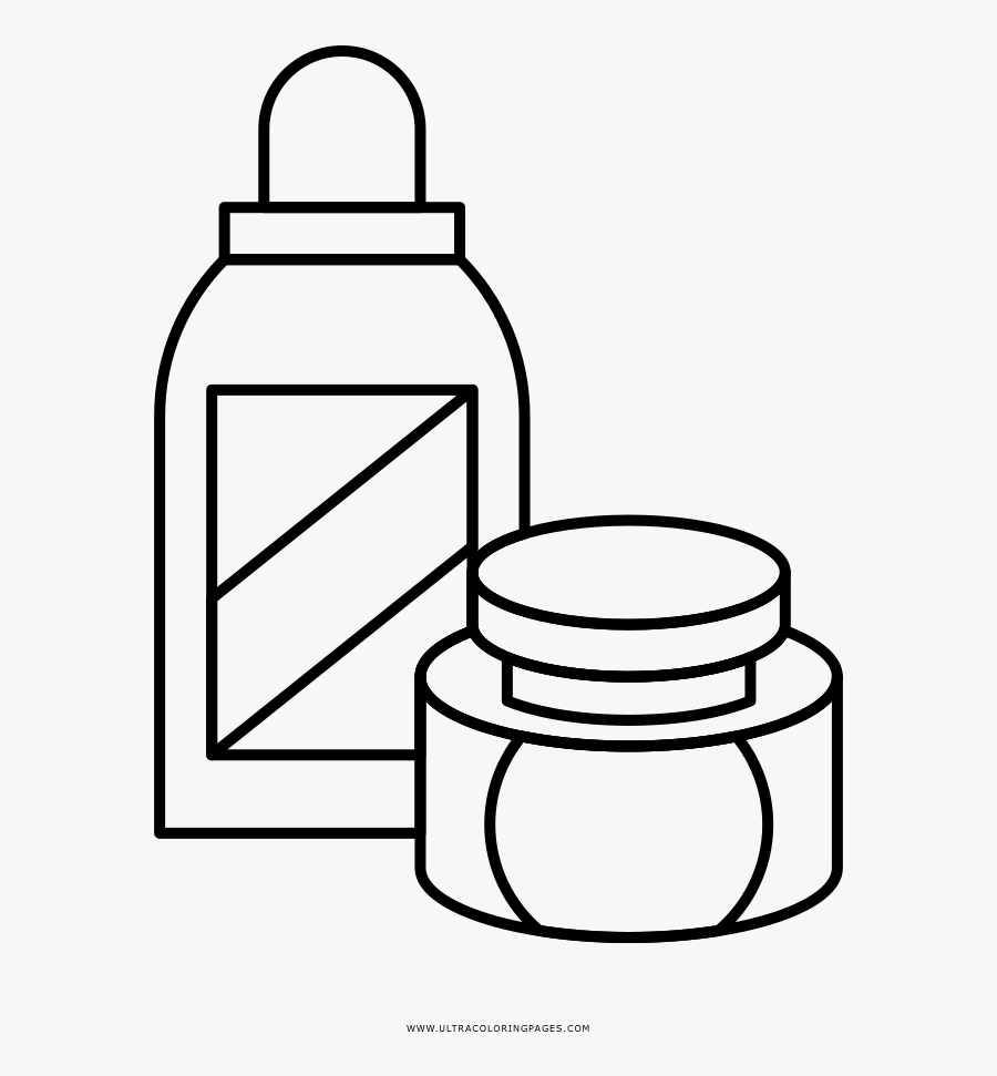 Transparent Cosmetics Clipart - Bolsa De Dinero Animado Para Colorear, Transparent Clipart