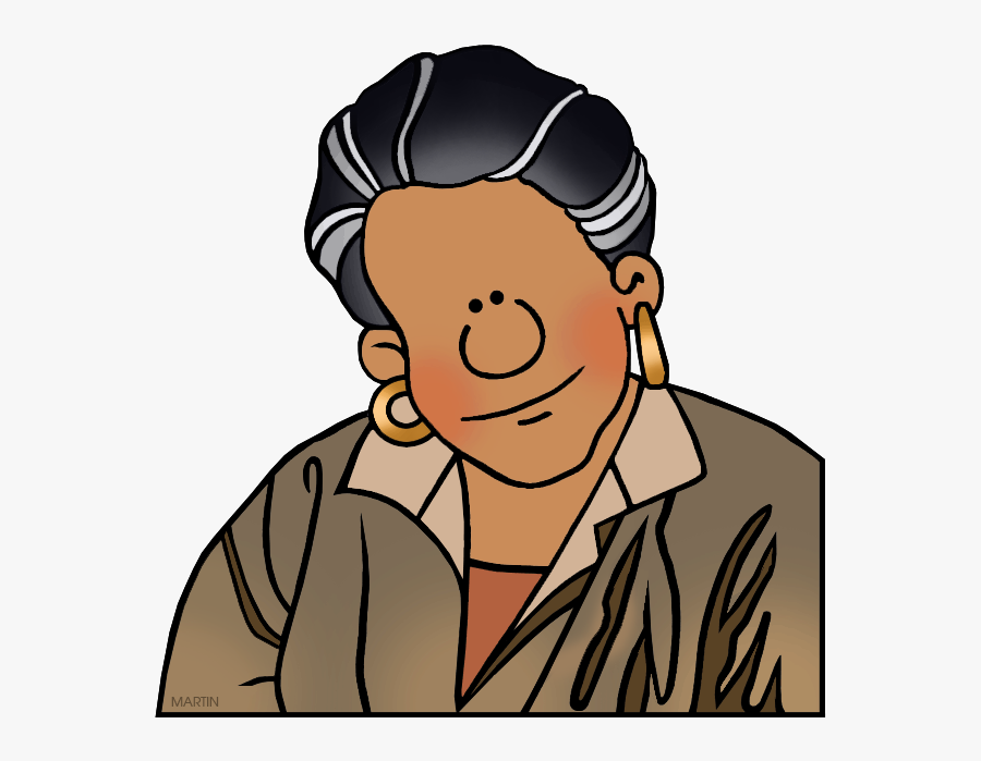 United States Clip Art By Phillip Martin - Maya Angelou Clipart, Transparent Clipart