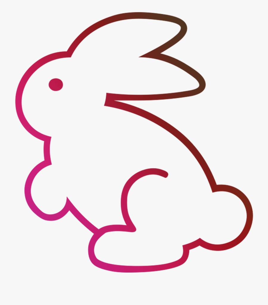Hare Easter Bunny Rabbit Png Download Free Clipart - Easy Simple Bunny Drawing, Transparent Clipart