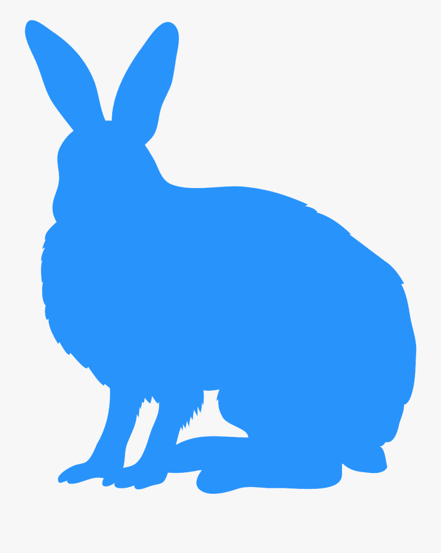Силуэт Заяц Беляк, Transparent Clipart