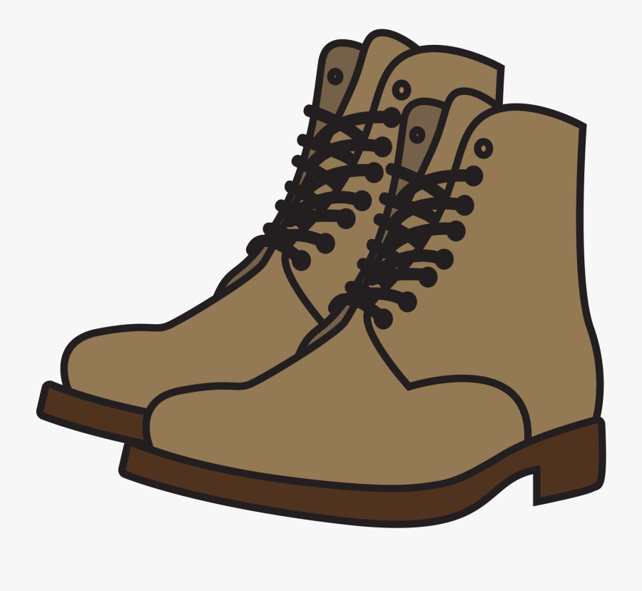Transparent Hiking Boot Clipart - Shoe, Transparent Clipart