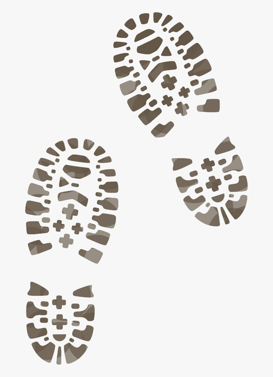 Boot Print Clipart - Footprints Boots, Transparent Clipart