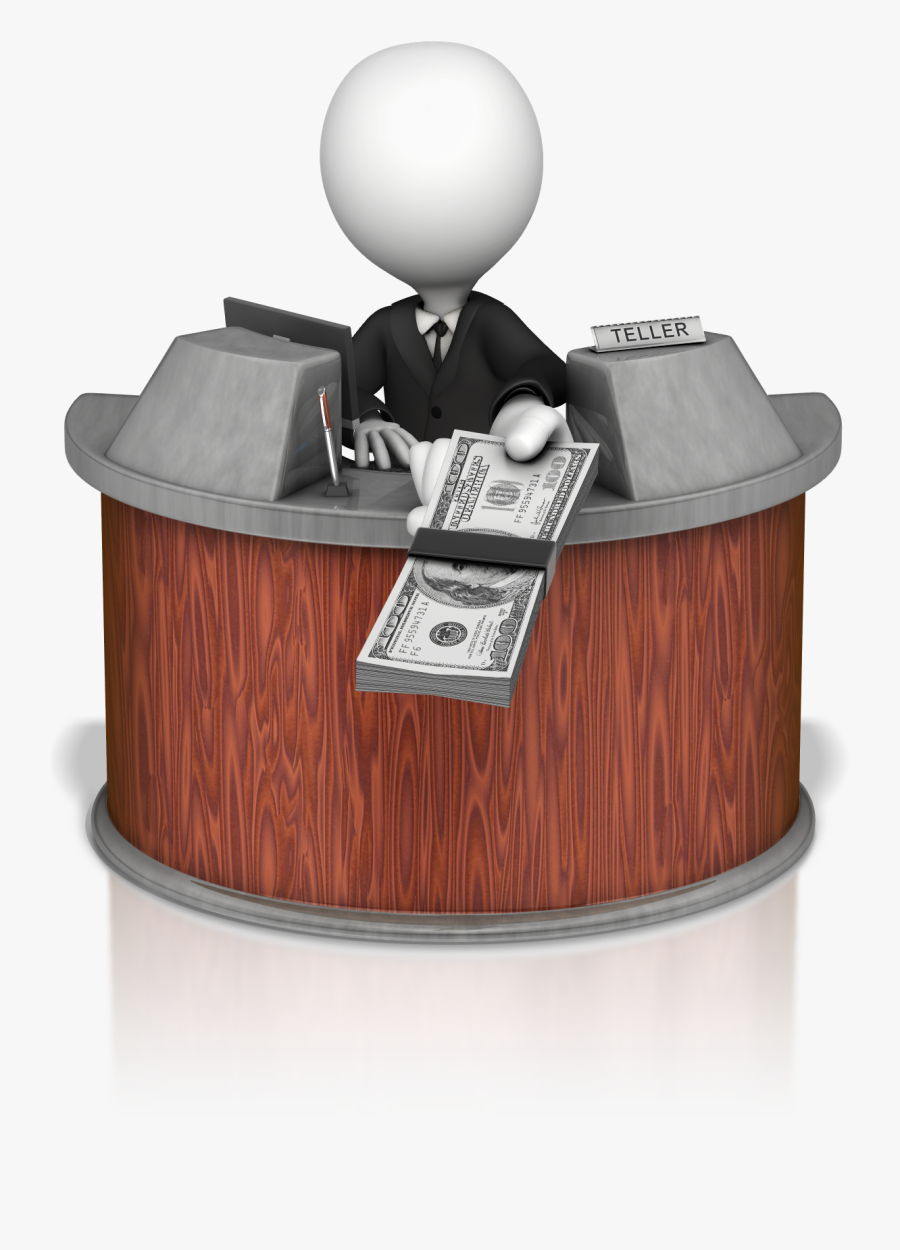 Bank Cashier Png, Transparent Clipart